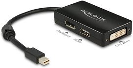 DeLOCK 62623 Mini-DisplayPort/DVI, DisplayPort, HDMI Adapter