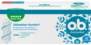 o.b. Tampons ProComfort Super Plus für sehr starke Periode, 32 St.