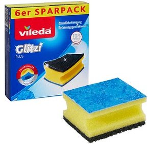 vileda Glitzi plus Topfreiniger, 6 St.