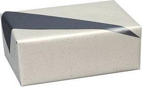 JUNG SCHÖNER VERPACKEN Geschenkpapier Graphit grau beidseitig bedruckt, 20,0 m