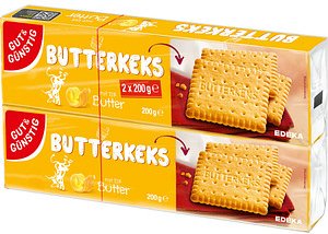 GUT&GÜNSTIG Butterkeks Kekse 400,0 g