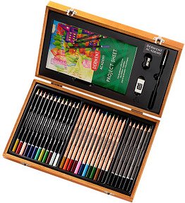 DERWENT Buntstifte-Set Sketching Academy farbsortiert