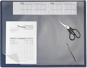 Printus Schreibtischunterlage dunkelblau Kunststoff 63,0 x 50,0 cm, 1 St.