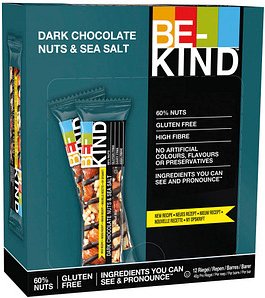 BE-KIND Dark Chocolate Nuts & Sea Salt Nussriegel 12 Riegel