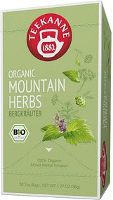 TEEKANNE ORGANIC. MOUNTAIN HERBS Bio-Tee 20 Portionen