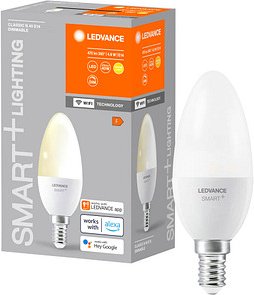 Thumbnail - LEDVANCE WLAN-Lampe SMART+ WiFi Classic B40 DIM E14 4,9 W matt, 1 St.