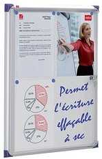 nobo Schaukasten Pacific silber 4x DIN A4