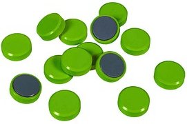 EICHNER Magnete kupfer, Kunststoff Ø 3,0 cm, 20 St.