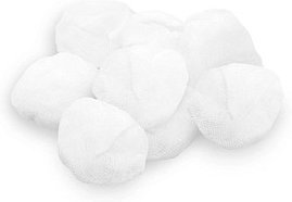 Meditrade® Mulltupfer BeeSana® 4308, Gr. rund, eigroß weiß, 180 St.