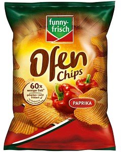 funny-frisch Ofen Chips Paprika Chips 125,0 g