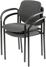 Thumbnail - Nowy Styl Besucherstühle Styl anthrazit Stoff, 2 St.