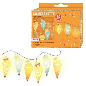 Thumbnail - ROTH Einschulung LED Lichterkette bunt 1,5 m