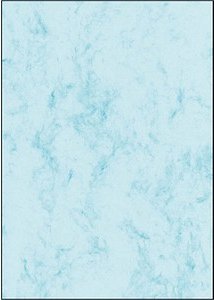 Thumbnail - SIGEL Briefpapier Marmor blau DIN A4 200 g/qm 50 St.