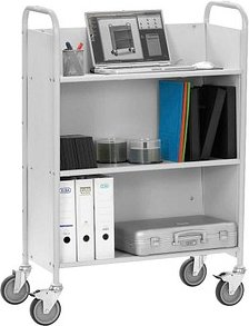 Thumbnail - fetra 4891 Bürowagen grau 3 Ebenen 40,0 x 85,5 x 121,8 cm