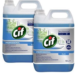 Thumbnail - Cif PROFESSIONAL Refill Glasreiniger 2x 5,0 l