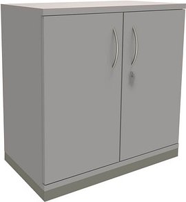 fm Aktenschrank Sidney, 4260267327470 lichtgrau 1 Fachboden 80,0 x 44,2 x 78,1 cm