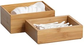Zeller Aufbewahrungsboxen-Set braun, 1 Set