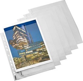 100 Printus Prospekthüllen DIN A4 glasklar glatt 0,08 mm