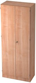 HAMMERBACHER Aktenschrank Haziender, V6100/N/N/SG nussbaum 4 Fachböden 80,0 x 42,0 x 200,4 cm