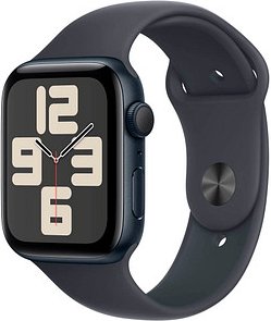 Apple Watch SE 44 mm Aluminium (GPS) Sportarmband S/M mitternacht