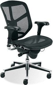 Thumbnail - Nowy Styl Bürostuhl Enjoy Stoff schwarz, Gestell chrom