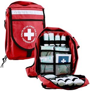 LEINA-WERKE Notfallrucksack DIN 13157 rot