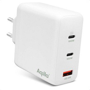 Thumbnail - Aqiila® Chargebird W4 GaN-Ladeadapter weiß, 120 Watt