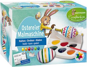 HEITMANN Eierfarben Malmaschine-Set Eierfarben farbsortiert, 1 St.