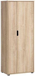 Thumbnail - MÖBELPARTNER Aktenschrank Emmik, 702040 weiß-eiche 3 Fachböden 62,1 x 41,0 x 163,6 cm