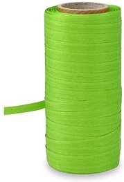 PRÄSENT Geschenkband COTTONFIELD matt hellgrün 5,0 mm x 100,0 m