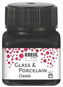 KREUL Classic Porzellanfarben schwarz 20,0 ml