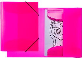 Thumbnail - HERMA Sammelmappe Neon DIN A4 neon-pink, 1 St.