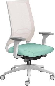 sedus Bürostuhl se:quaterback 2 membran, QB-125/202 Stoff grün, Gestell grau