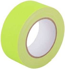 WIHEDÜ Neon Gewebeband gelb 12,5 cm x 25,0 m 1 Rolle