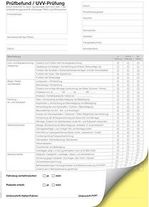 EICHNER Prüfbefund Formularbuch, 1 Block