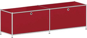 Thumbnail - viasit Sideboard System4, 171303 rubinrot 152,9 x 40,4 x 43,2 cm