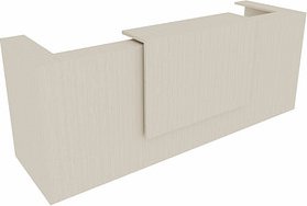 Quadrifoglio Empfangstheke gerade, ulme 285,0 x 88,0 x 113,0 cm