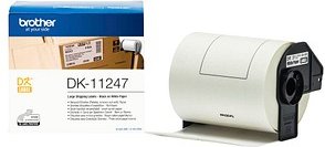 Thumbnail - brother Etikettenrolle für Etikettendrucker DK11247 weiß, 103,0 x 164,0 mm, 1 x 180 Etiketten