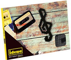 Idena 40143 Postkarte Notenschlüssel Mini- Bausteine
