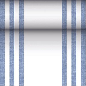 PAPSTAR Tischläufer ROYAL Collection 88754 blau, weiß 40,0 cm x 24,0 m