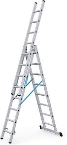 Thumbnail - ZARGES Vielzweckleiter Skymaster DX silber 3x 8 Sprossen, H: 525,0 cm