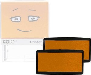 2 COLOP Stempelkissen Nio School orange 14,1 x 9,2 cm