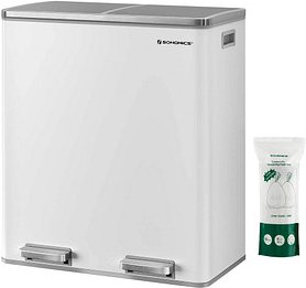 Thumbnail - SONGMICS Mülltrenner 2 x 30,0 l weiß, 1 St.