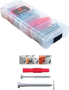 TOX L-BOXX Micro Allround TRI 6/10 094901803 Dübel- und Schrauben-Sortiment, 130-teilig