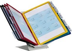 DURABLE Sichttafelsystem Vario® Pro 10 557900 DIN A4 farbsortiert mit 10 St. Sichttafeln, 1 St.