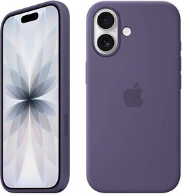 Apple Silikon Case Handy-Cover für Apple iPhone 17 nebelviolett