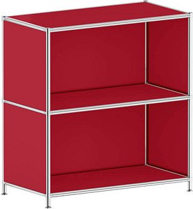 viasit Aktenregal System4 rubinrot 77,9 x 40,4 x 80,7 cm