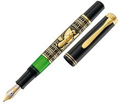 Pelikan Toledo M700 Kolbenfüller schwarz-gold F (fein), 1 St.