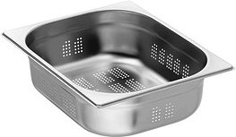 Bartscher GN-Behälter Top Line 1/2 perforiert silber 6,5 l, 1 St.