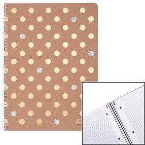 herlitz Collegeblock Pure Glam kariert DIN A4 mit Rand, 1 St.